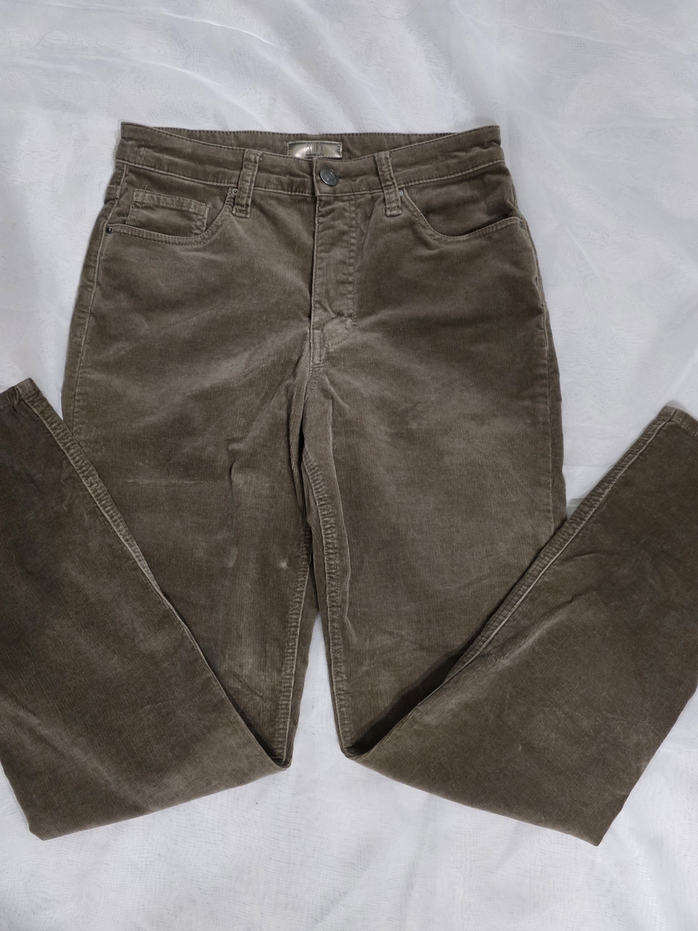 #198 KUT from the Kloth Rachael High Rise Corduroy Pants Brown Size 4
